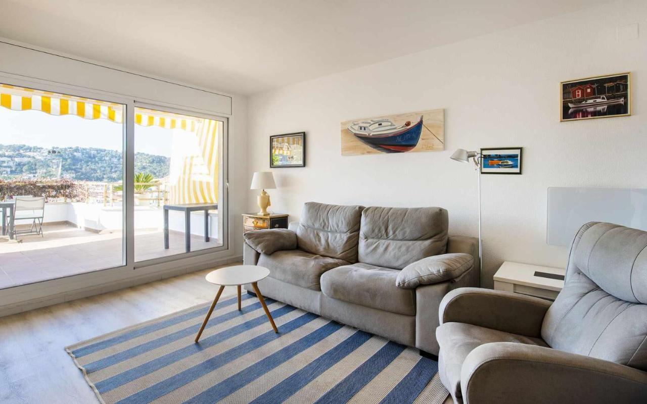 Apartamento Terrassa 1 Gran Terraza Y Vistas Тосса-де-Мар Экстерьер фото